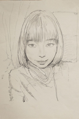 人物头部速写